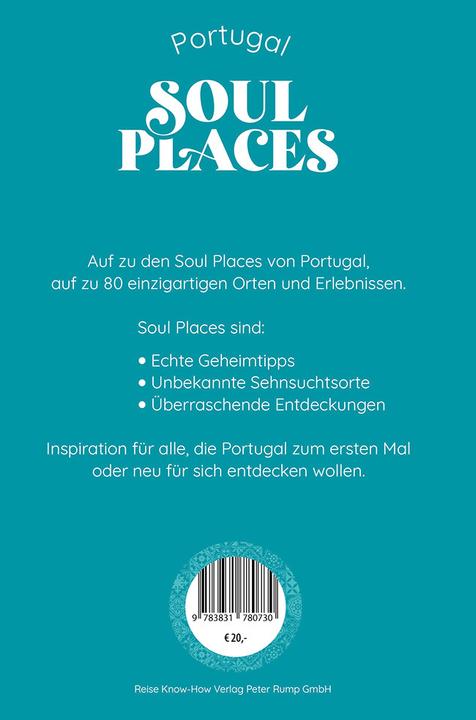 Actual product image Soul Places Portugal – Die Seele Portugals spüren (German, Thilo Scheu, 2025)