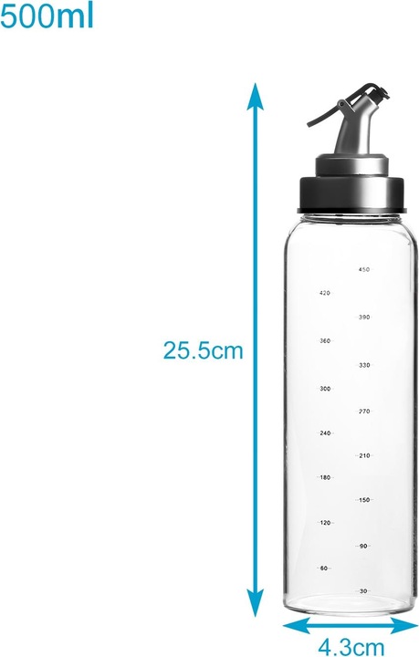 Produktbild Intirilife 2-teiliges Set Essig und Öl Flaschen (450 ml)