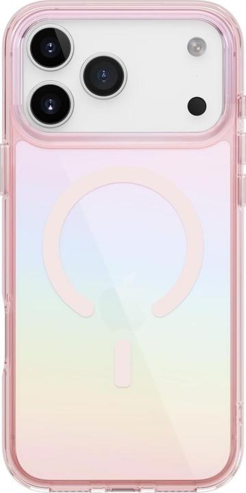 Actual product image Uniq Iridescia case for iPhone 17 Pro Max Magclick Charging pink prism (Apple iPhone 17 Pro Max)