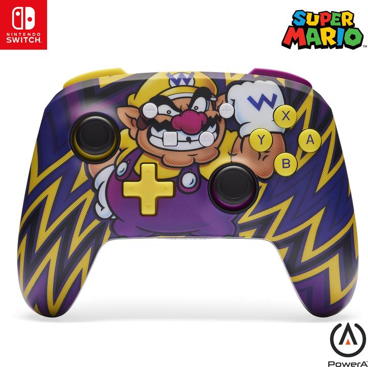 Actual product image PowerA Enhanced Wireless Controller - Wario (Switch, Switch Lite, Switch OLED)