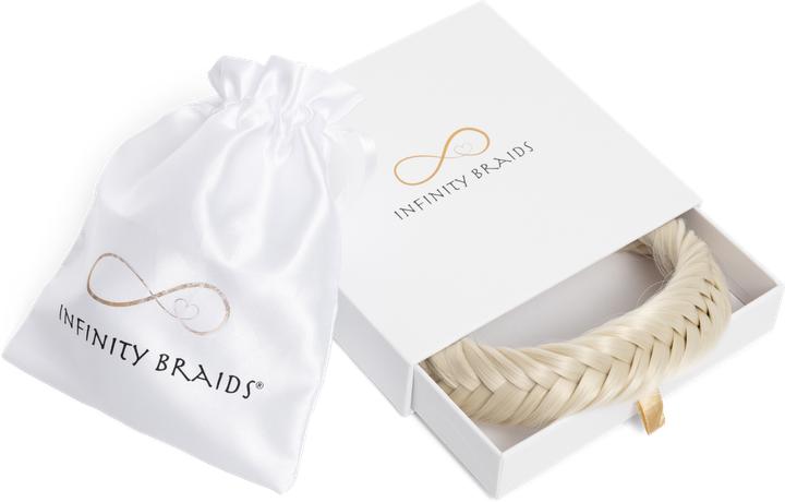 Actual product image Infinity Braids Fishtail Braid Jolie Diamond Frost