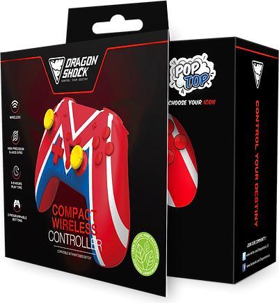 Immagine prodotto DragonShock Controller Poptop Wireless MarioUniv. Switch (Switch)