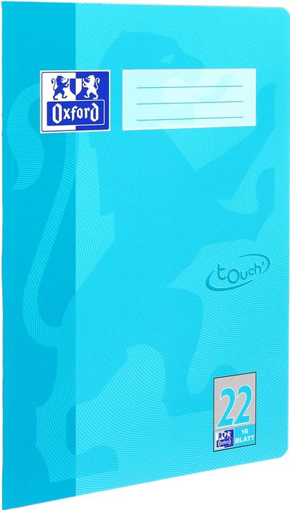 Actual product image Oxford Exercise book "Touch", A4, ruling 22 (A4, Checked, Hardcover)
