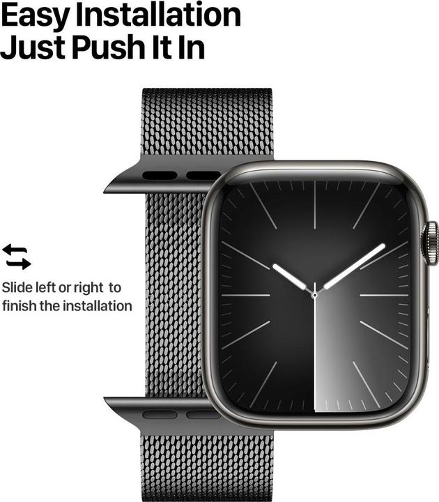 Produktbild Dux Ducis Milanese Pro Armband (49 mm, 42 mm, 45 mm, 44 mm, Edelstahl)