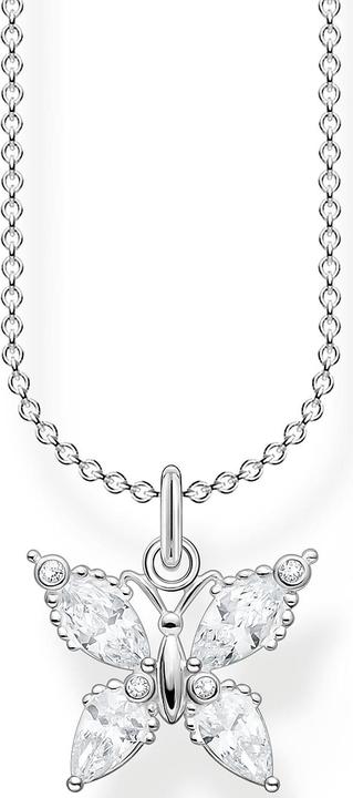 Produktbild Thomas Sabo Kette Schmetterling weisse Steine (925er Silber, 38 - 45 cm)