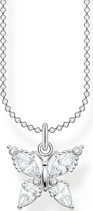 Image du produit Thomas Sabo Chaîne papillon pierres blanches (Argent 925, 38 - 45 cm)