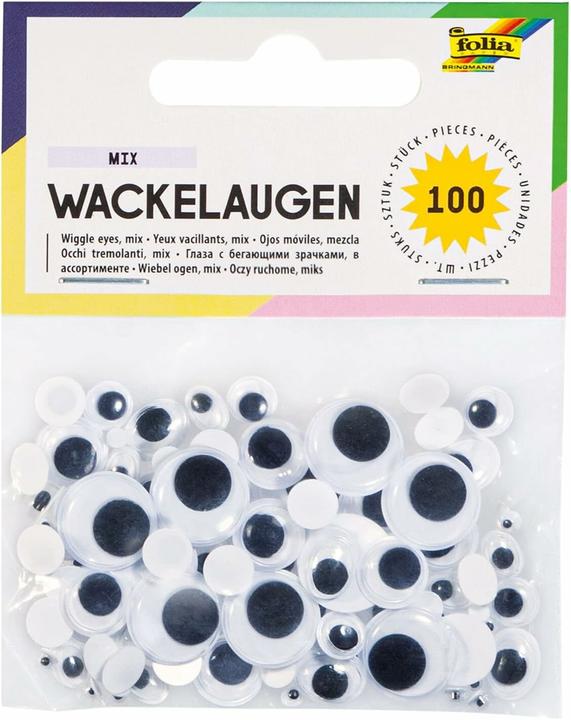 Produktbild Folia Wackelaugen zum Ankleben
