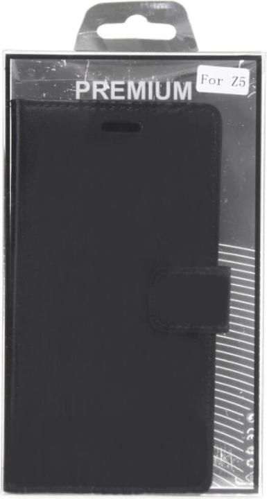 Produktbild NoName Slim Leather Book Case for Sony Xperia Z5 - black 4250710565238 (Sony Xperia Z5)