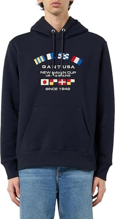 Produktbild GANT Graphik Sweathoodie mit Logo und hohem Baumwollanteil (XL)