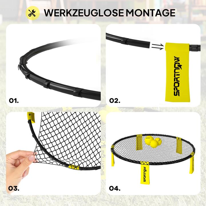 Immagine prodotto SportNow Spikeball-Set Kunststoff, Polyester Gelb
