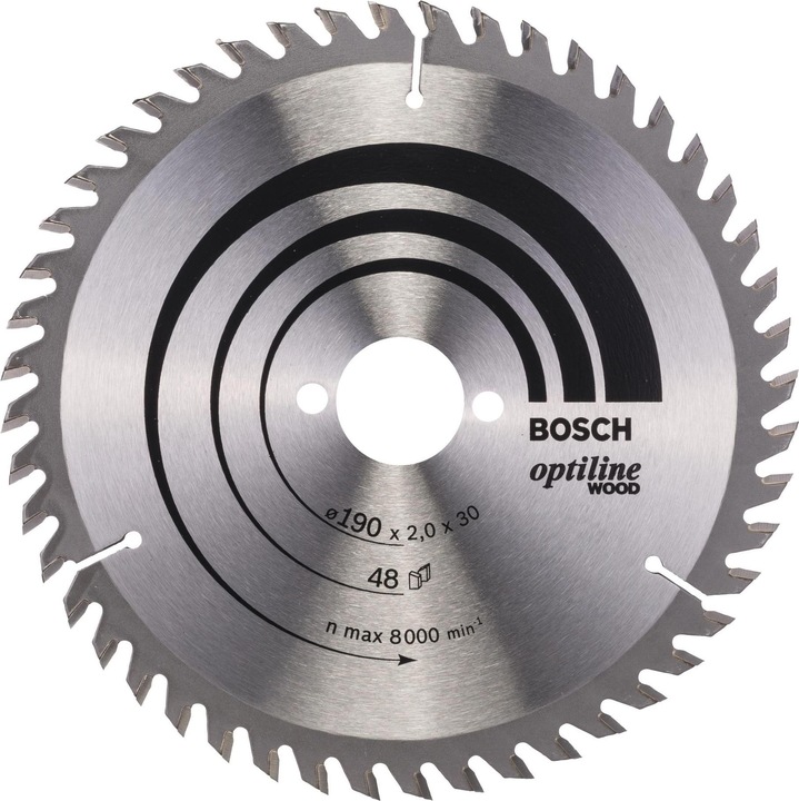 Bosch Professional Zubehör PRO Wood circular saw blade, 190 x 2 x 30 mm