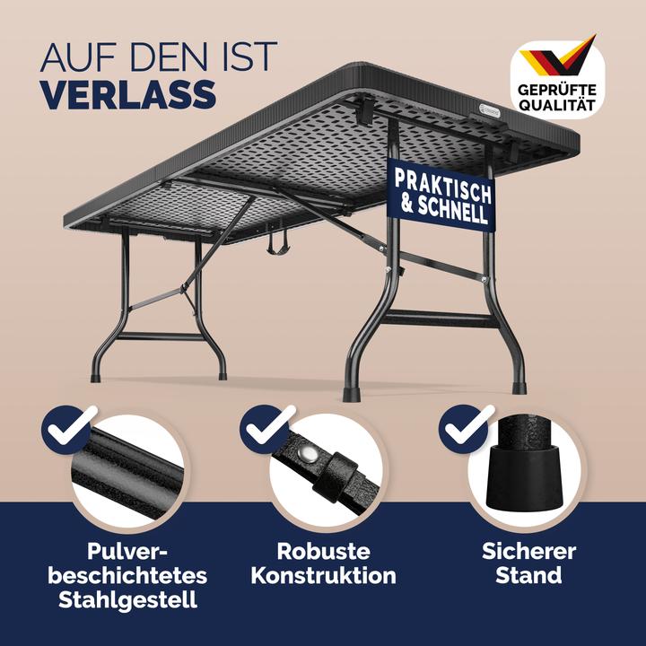 Produktbild Casaria Gartentisch