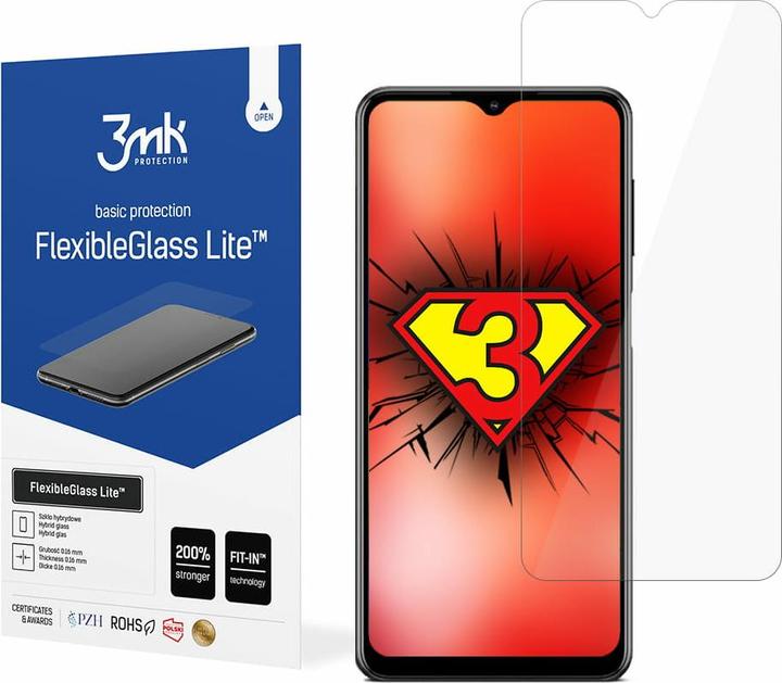 Image du produit 3MK hybrid glass Flexible 2.5D Lite for Samsung Galaxy M12 (1 pcs, Samsung Galaxy M12)