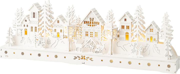 Produktbild Lumineo Winter table decoration with lights, white, battery-operated