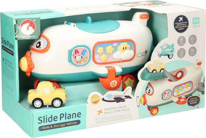 Actual product image Passenger aeroplane playset with vehicles