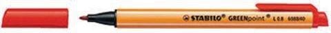 Actual product image STABILO GREENpoint felt tip pens (Red, 1 x)