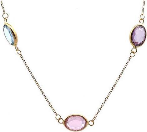 Produktbild Passion 9 Karat Goldkette – gemischte Kunststeine