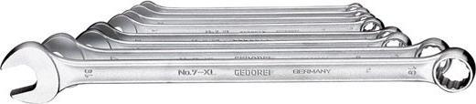 Produktbild Gedore 7 XL-080 Ring-Maulschlüssel-Satz, extra lang, 8-teilig 8-19 mm (19 mm)