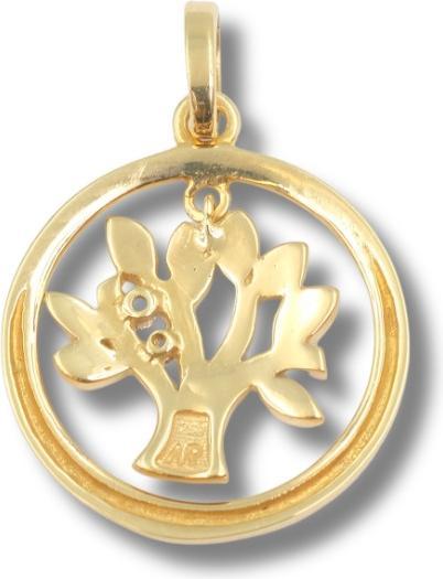 Image du produit Muau Anhänger Lebensbaum Bicolor 750/18K (750, Or bicolore 18 carats)