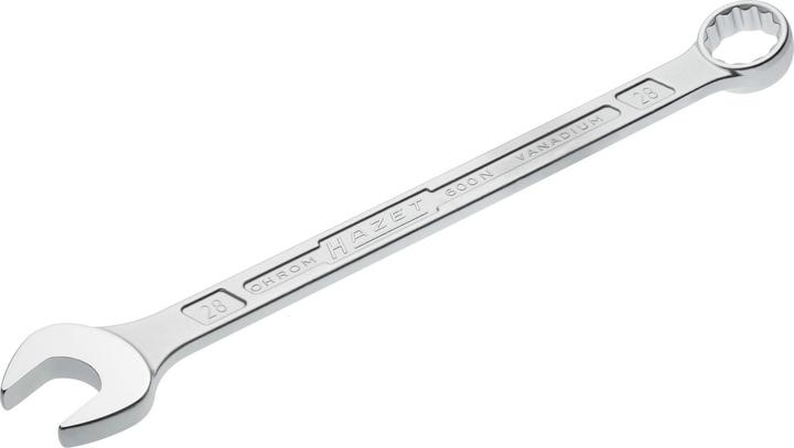 Image du produit HAZET Clé mixte 600N-28 ∙ Profil Traction à 12 pans extérieurs ∙ 28 mm (28 mm)