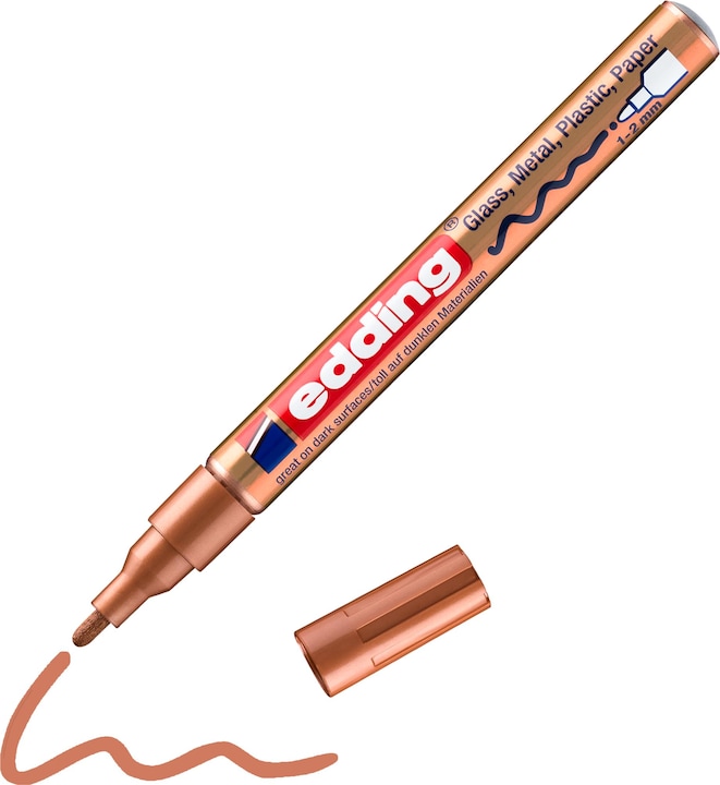 Produktbild Edding 751 Glanzlack-Marker (Blau, 1 mm, 1 x)