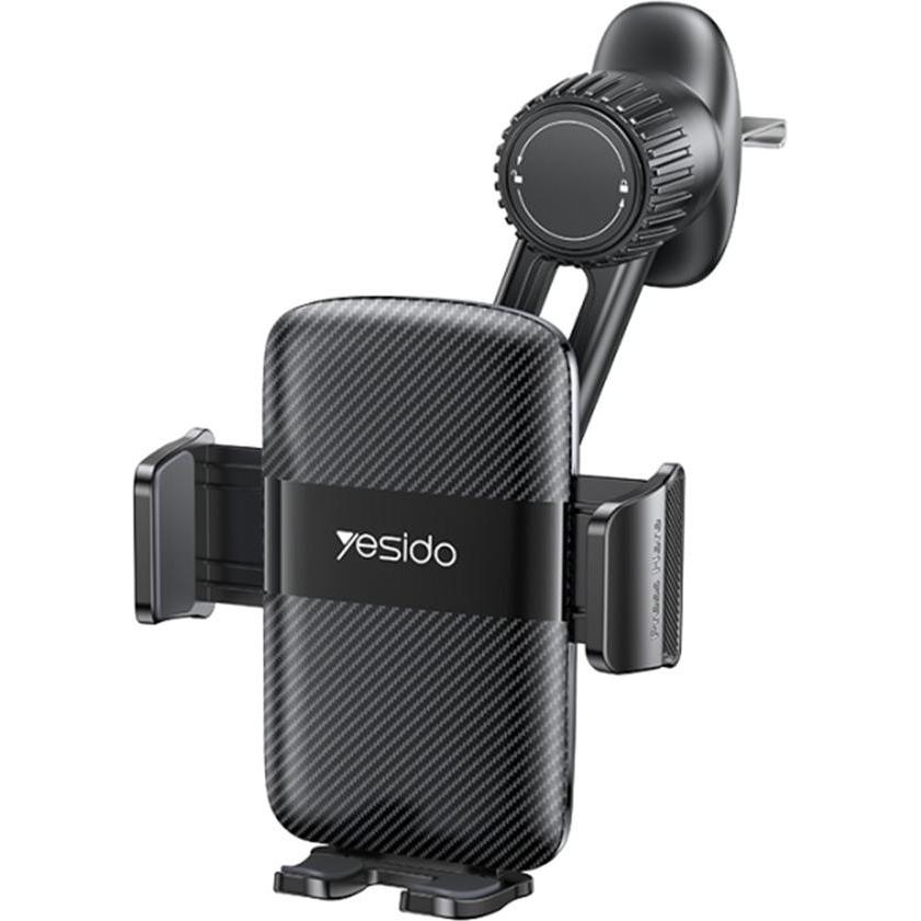 Yesido Supporto per auto C242, nero, Supporto per smartphone, Nero