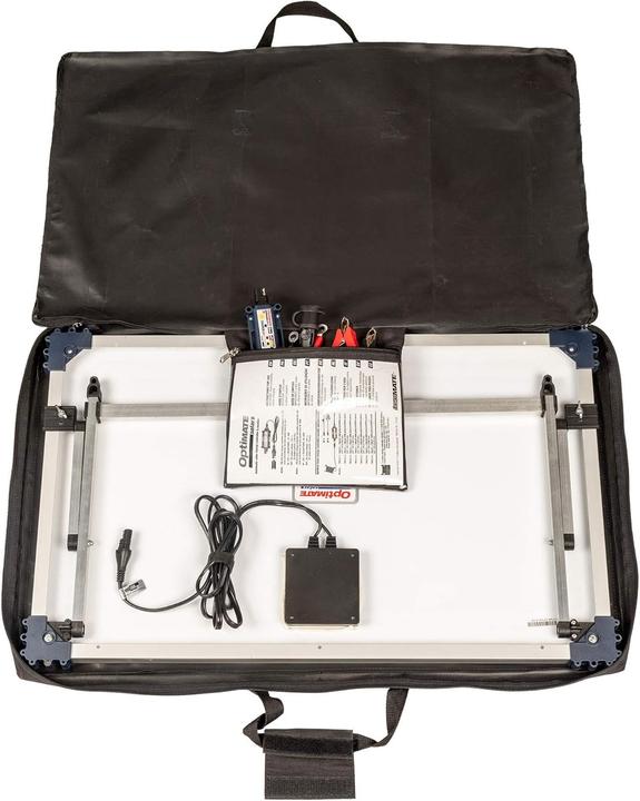 Image du produit Tecmate OptiMate Solar DUO 40W Travel Kit, TM-522-D4-TK, 6-stappen 12V / 12.8V 3.33A gesloten solar accu bes (40 W, 5 kg)