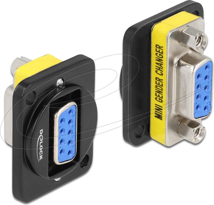 Produktbild Delock D-Typ Modul DB9 Buchse zu DB9 Buchse