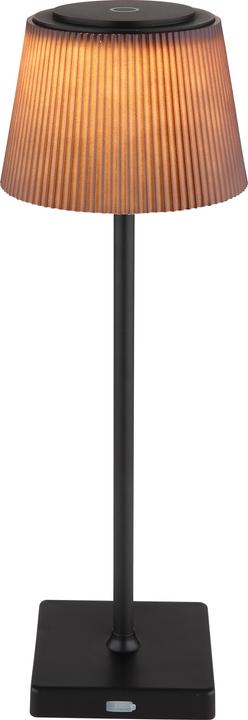 Actual product image Globo Gregoir LED table lamp 4W CCT IP44 black matt, metal 38cm 58434BB (310 lm)