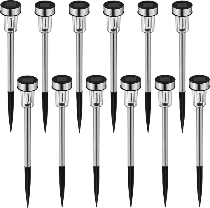 Immagine prodotto tectake 12x lampada solare a LED (IP44)