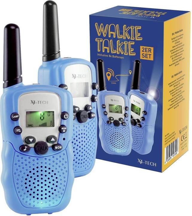Produktbild X4 Tech 701953 PMR-Funkgerät 2er Set (3 km)