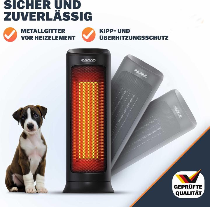 Immagine prodotto Monzana Termoventilatore ceramico (2000 W)