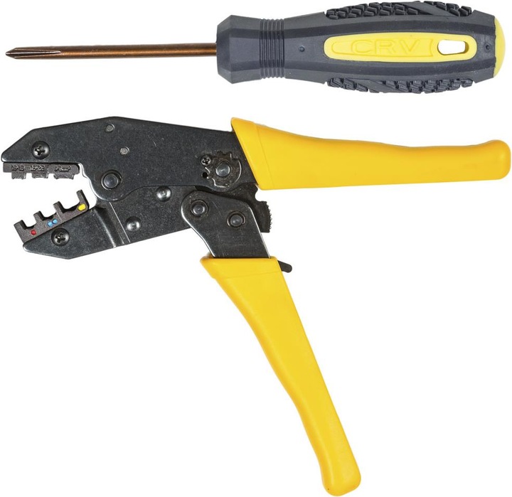 Immagine prodotto tectake Set di pinze per crimpare (220 mm)