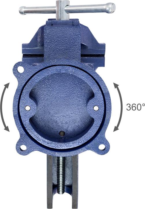 Produktbild tectake Schraubstock mit Amboss (165 mm)