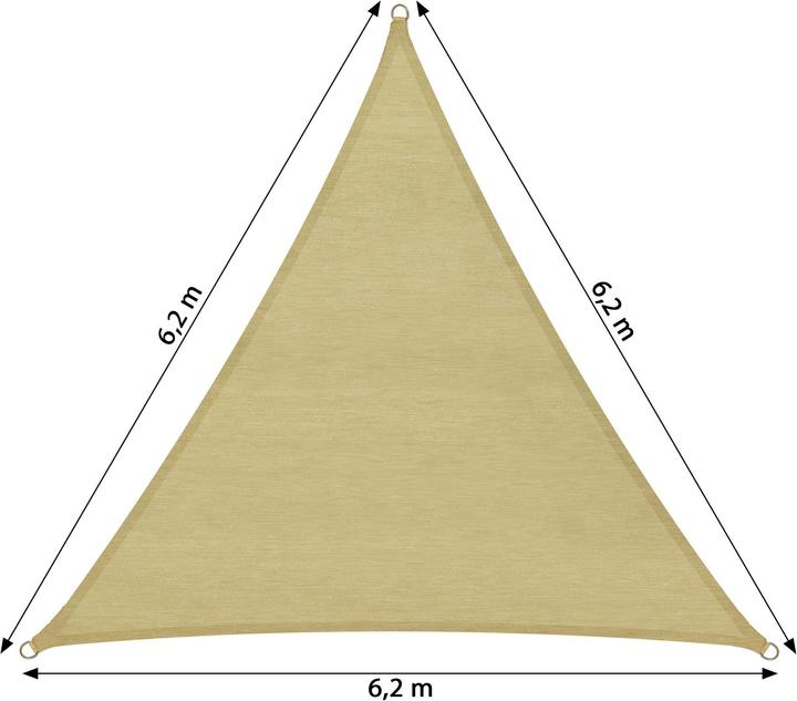 Produktbild tectake Sonnensegel (600 x 600 cm)