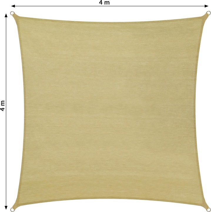 Actual product image tectake Awning (400 x 400 cm)