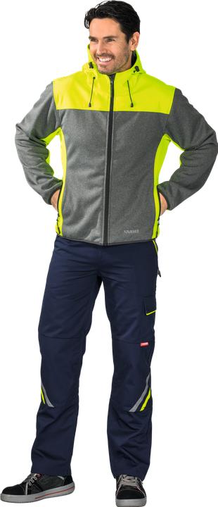 Image du produit Planam Outdoor Contraste Veste Softshell gris jaune Taille S (S)