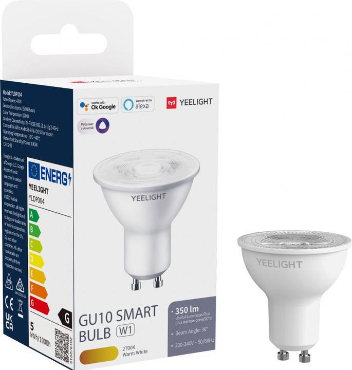 Produktbild Yeelight LED Lampe (GU10, 4.80 W, 350 lm, 1 x, G)