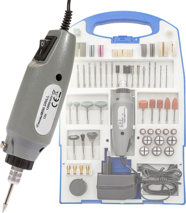 Produktbild tectake Mini Schleifer Set (Geradschleifer)