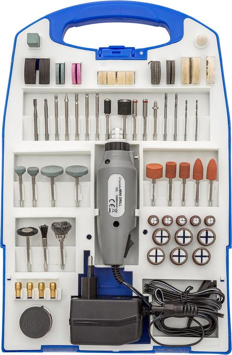 Produktbild tectake Mini Schleifer Set (Geradschleifer)