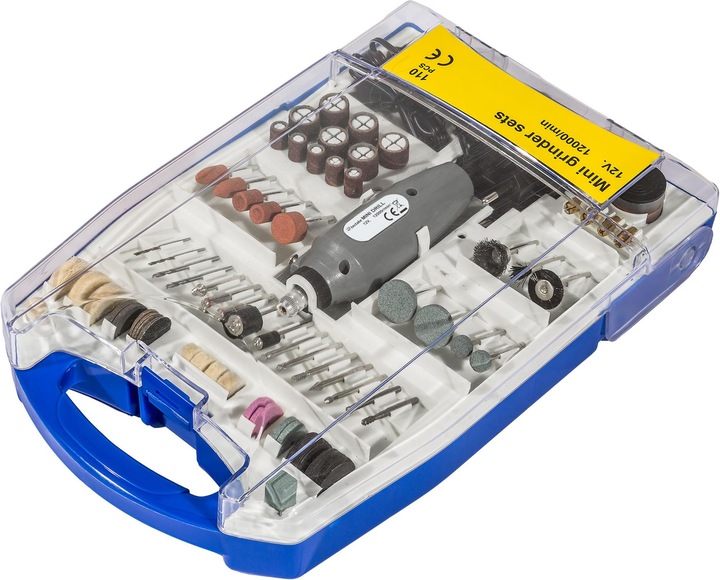 Produktbild tectake Mini Schleifer Set (Geradschleifer)