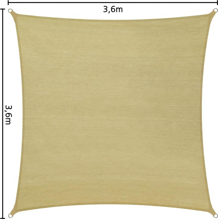 Actual product image tectake Awning (360 x 360 cm)