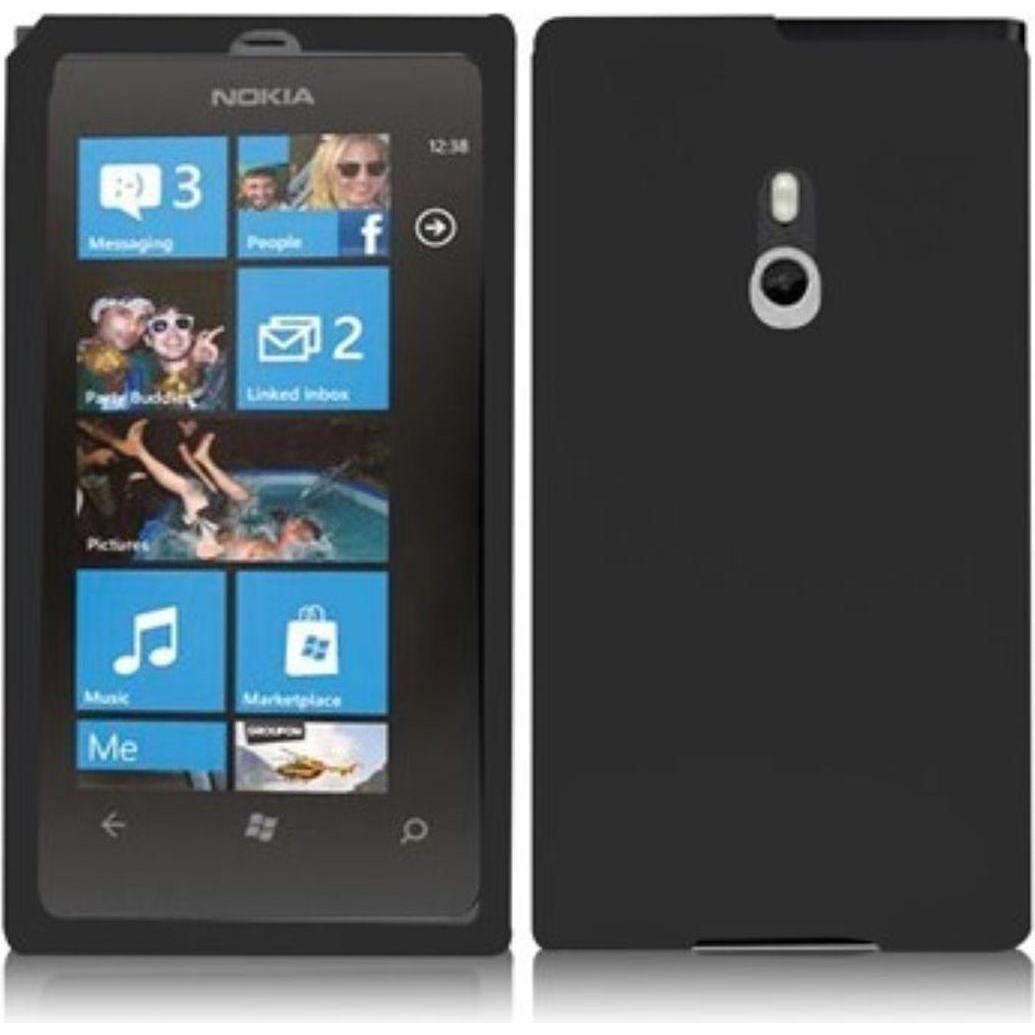 König Design Schutzhülle Silikon Case für Handy Nokia Lumia 800 + Folie (Nokia Lumia 800), Smartphone Hülle