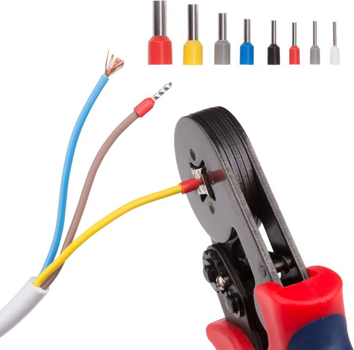 Immagine prodotto tectake Pinze a crimpare (175 mm)