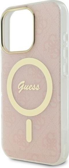 Produktbild Guess GUHMP16LH4STP iPhone 16 Pro 6.3" różowy/pink hardcase IML 4G MagSafe (Apple iPhone 16 Pro)