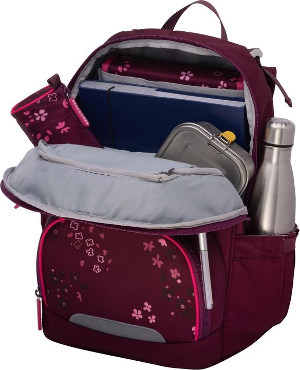 Actual product image Schneiders Floral Fantasy fuchsia school bag set (19 l)