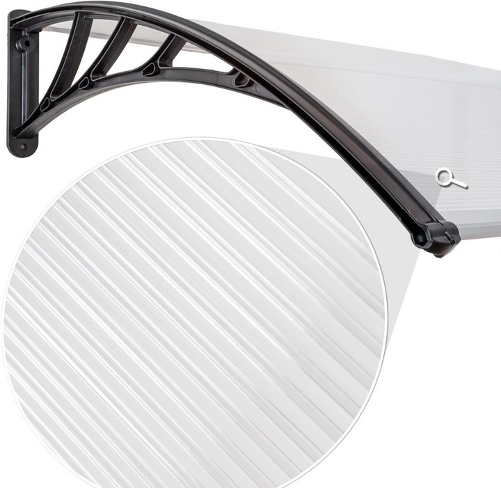 Image du produit tectake Marquise Auvent de porte
