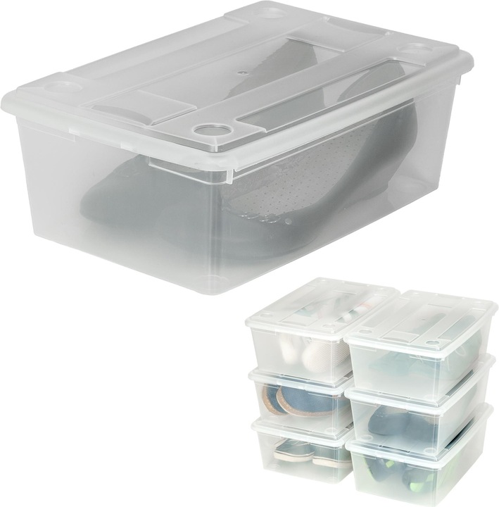 Image du produit tectake Boites de Rangement (33 x 23 x 12 cm, 9 l)