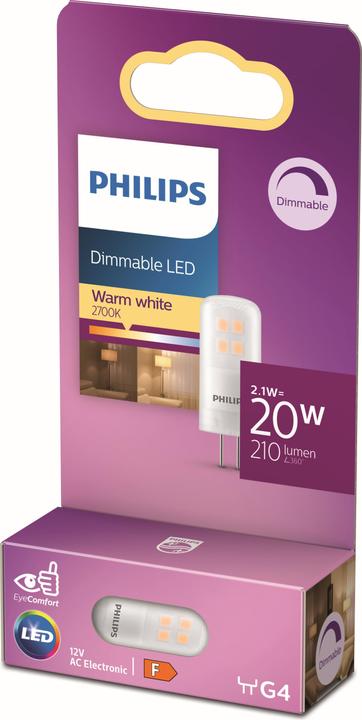 Actual product image Philips Brenner (G4, 2.10 W, 200 lm, 1 x, F)