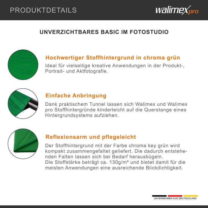 Produktbild Walimex pro Stoffhintergrund (285 cm, 600 cm)